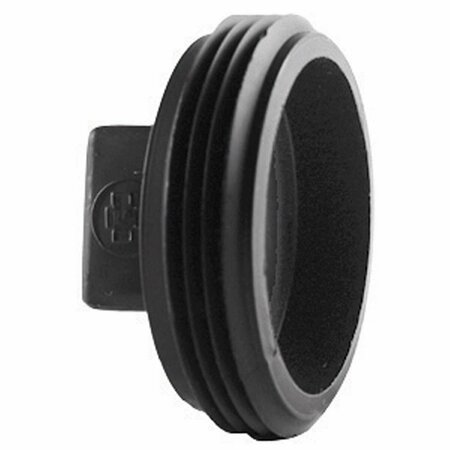 CHARLOTTE BATH 2.5 x 2.5 in. MPT to MPT Pipe Plug, Black 4214094